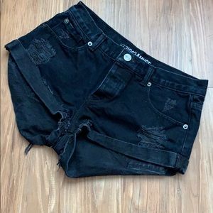 Amuse size 26/8 black 100% cotton shorts